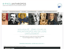 Tablet Screenshot of e-philanthropos.org